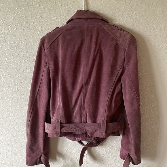 Andrew Marc New York Sabrina Suede Moto Jacket - Picture 11 of 12
